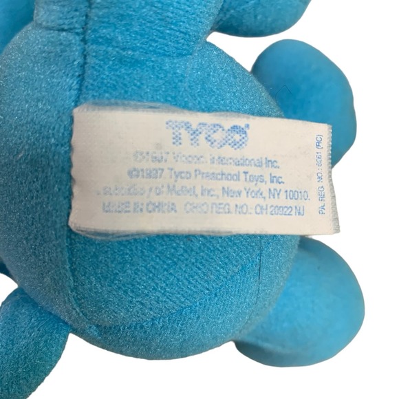 Nick Jr. Vintage 1997 TYCO 7" Plush Blue's Clues Dog Collectible POSE A BLUE - Picture 4 of 7